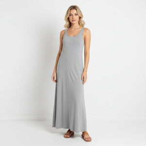 LuLaRoe Dani XS Grey Sleeveless Maxi Dress